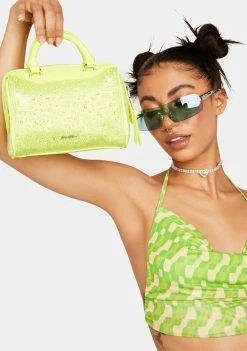 Betsey Johnson Citron Glam Squad Mini Satchel Handbags