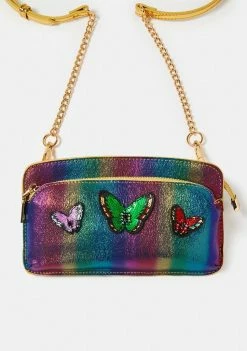 Betsey Johnson Bags & Wallets Rainbow Bright Patch Crossbody Bag