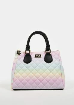 Betsey Johnson Amelia Quilted Mid-Size Satchel Bags & Wallets