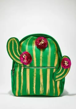 Betsey Johnson Kitsch Lookin Sharp Cactus Backpack
