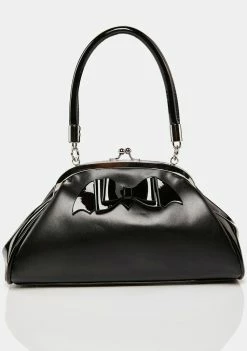 Lost Queen Handbags Black Old Hallows Handbag