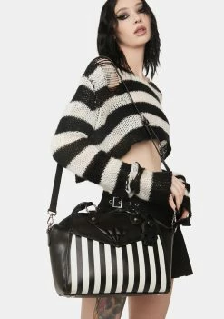 Cheapest ๐ Lost Queen Another Lost Soul Striped ๐ Handbag Bags & Wallets โ 7 Lost Queen Another Lost Soul Striped Handbag Bags & Wallets