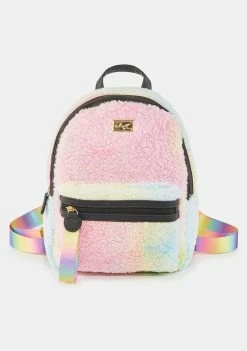 Betsey Johnson Teddy Bear Faux Fur Backpack Bags & Wallets