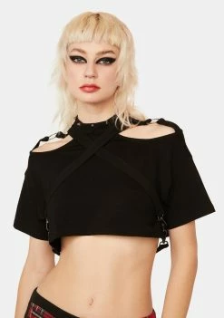 Lost Queen Strappy Crop Top