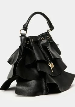Betsey Johnson Bags & Wallets Ruffle Up Bucket Bag
