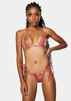 Candy Shop Lingerie Adriana Cheetah Print Bikini Set Lingerie & Sleepwear