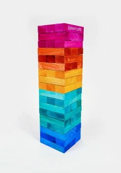 Sunny Life Rainbow Giant Jumbling Tower Fun & Games