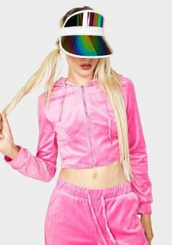 Sunny Life Hats No Pictures Please Iridescent Visor