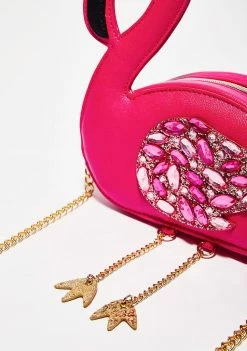 Betsey Johnson Flamingoals Crossbody Bag