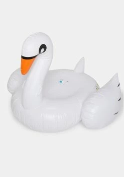 Sunny Life Luxe Ride-On Swan Pool Float