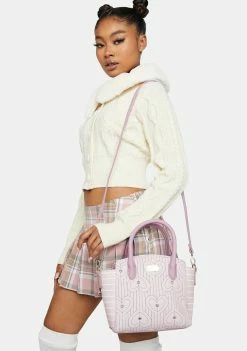 Betsey Johnson Pink Quilted Satchel Bags & Wallets