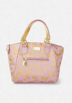 Betsey Johnson Bags & Wallets PVC Metallic Butterfly Rose Satchel