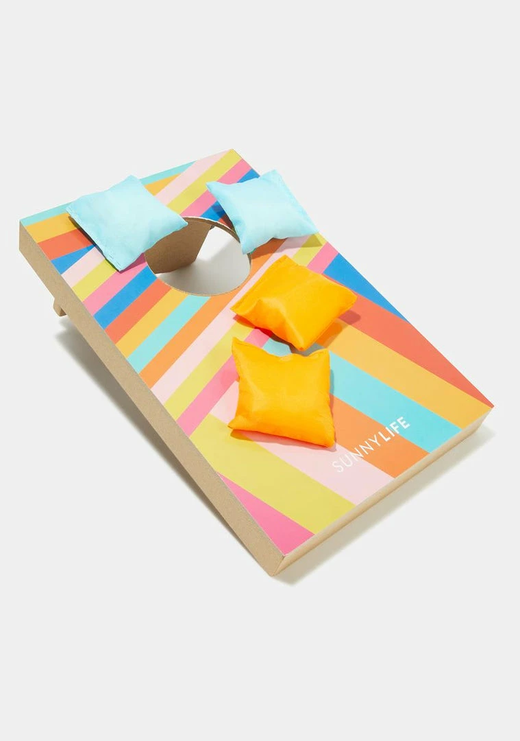 Hot Sale ๐งจ Sunny Life Travel Corn Hole Game Set Outdoor โค๏ธ 2 Sunny Life Travel Corn Hole Game Set Outdoor