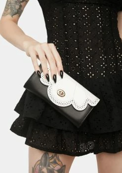 Lost Queen Scalloped Wallet Wallets