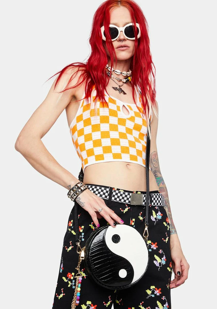 Outlet ๐งจ Betsey Johnson Peace Yin Yang Crossbody Bag ๐ฅ 2 Betsey Johnson Peace Yin Yang Crossbody Bag