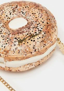 Betsey Johnson Kitsch Everything Bagel Crossbody Bag Crossbody Bags