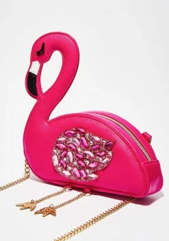 Betsey Johnson Flamingoals Crossbody Bag
