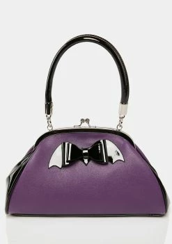 Lost Queen Bags & Wallets Purple Old Hallows Handbag