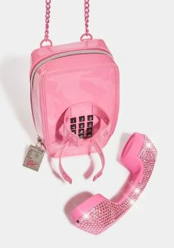 Betsey Johnson Call Me Old School Crossbody Bag Bags & Wallets