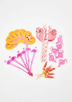 Sunny Life Flamingo Cocktail Party Kit Home Stuff